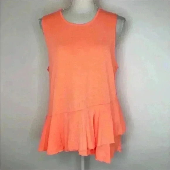 SUNDRY Orange Tank Top - Picture 2 of 2